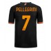 Günstige AS Roma Lorenzo Pellegrini #7 3rd Fussballtrikot 2023-24 Kurzarm